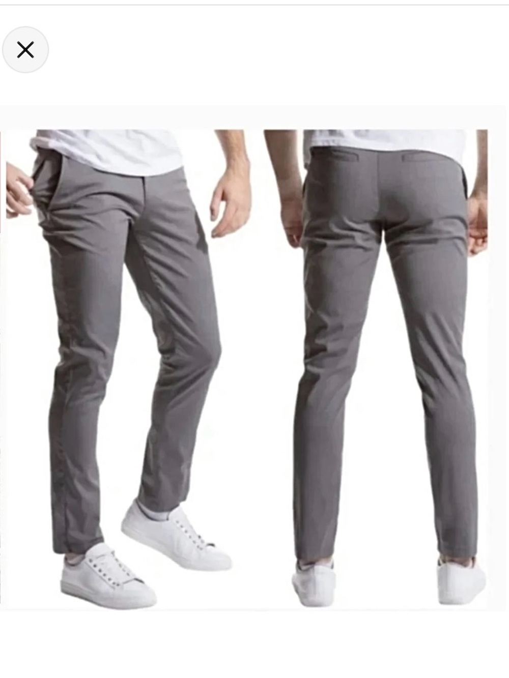 Birddogs Chino Pants Mens 28x28 Gray